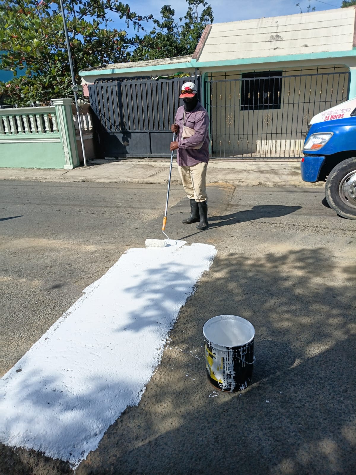 JORNADA DE MANTENIMIENTO Y SEÑALIZACIÓN VIAL EN EL SECTOR LA CEBITA